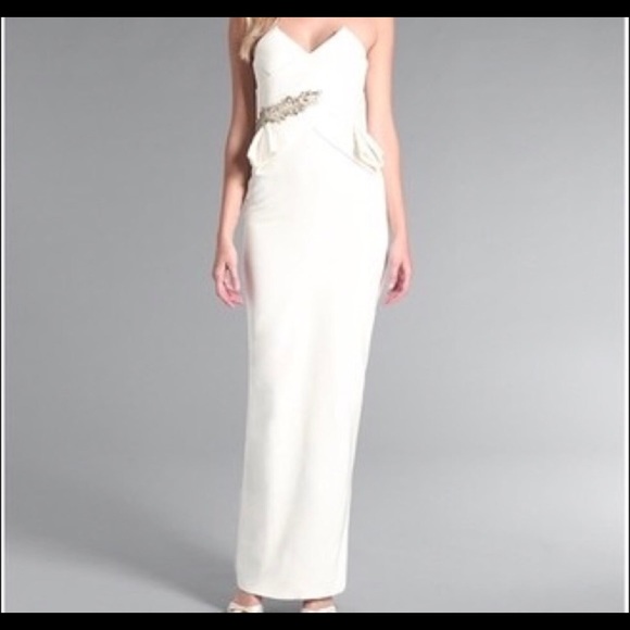 White Marchesa Notte gown, brand new tags attached - Picture 2 of 4